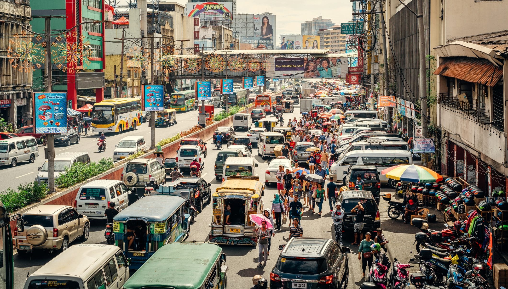 Traffic in Manila, Philippines